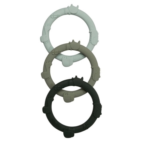 Assorted 3-Pack Teething Rings