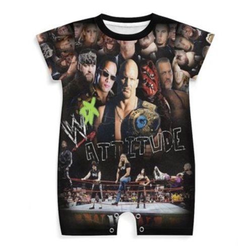 WWE Newborn Baby Romper Clothing Infant Short Sleeve Clothes Jumpsuit One Piece Outfit for Boy Girl