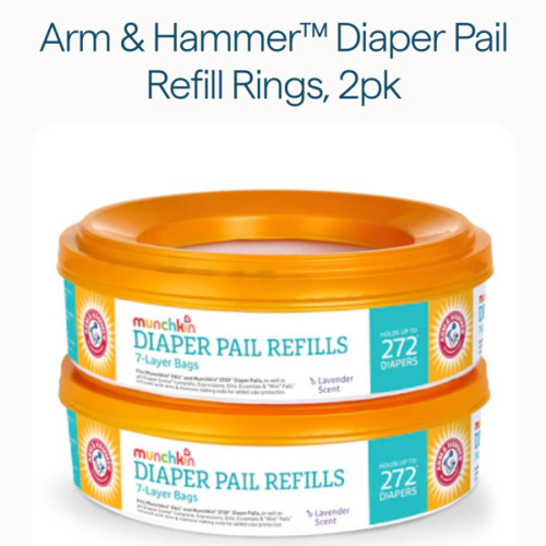 Arm & Hammer™ Diaper Pail Refill Rings | Munchkin