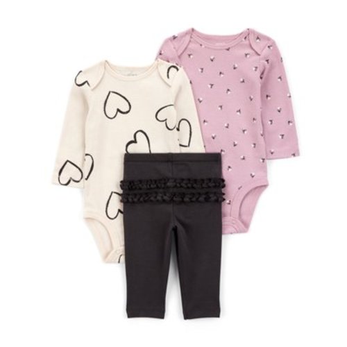 Carter's Baby Girls 3-Piece Outfit Set (9m)