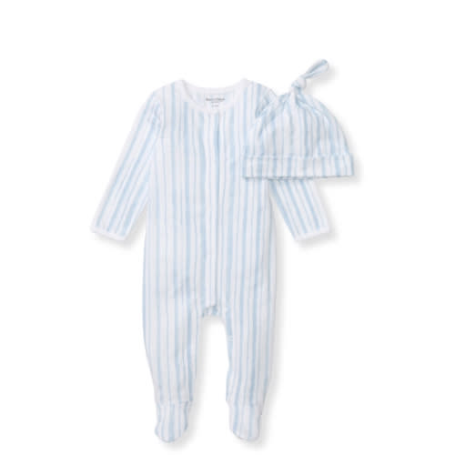 Vertical River Stripe Jumpsuit Set