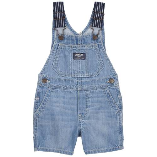 Baby Denim Shortalls - Blue - OshKosh | Carter's