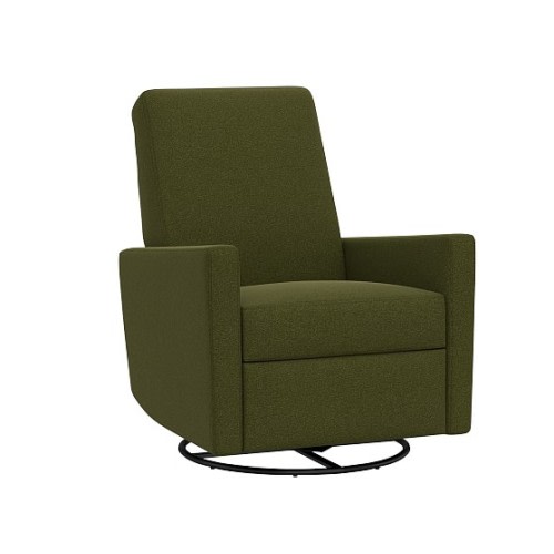 Phoenix Power Nursery Swivel Glider Recliner Chair | Pottery Barn Kids - Olive