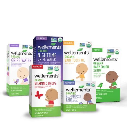 Newborn Baby Essential Care Bundle - Wellness Starter Kit For Babies & Infants | Wellements