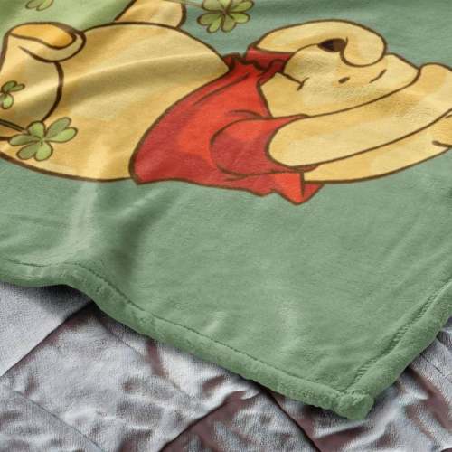Disney Winnie the Pooh Lucky Bear Silk Touch Throw Blanket