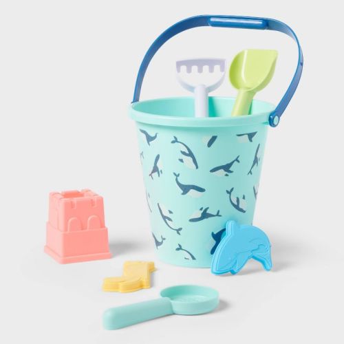 Whale Bucket Set Sand Toys 7pc - Sun Squad™