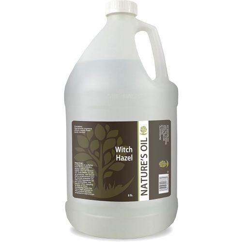 Nature's Oil Witch Hazel, 100% Natural, Fragrance Free (1 Gallon) 14% Alcohol