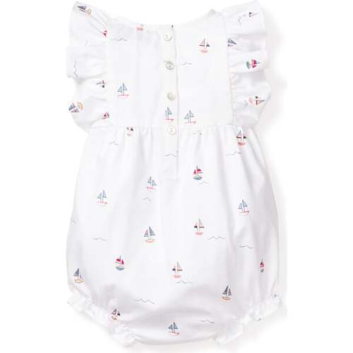 Infant Ruffled Romper, Bateau - Petite Plume | Maisonette