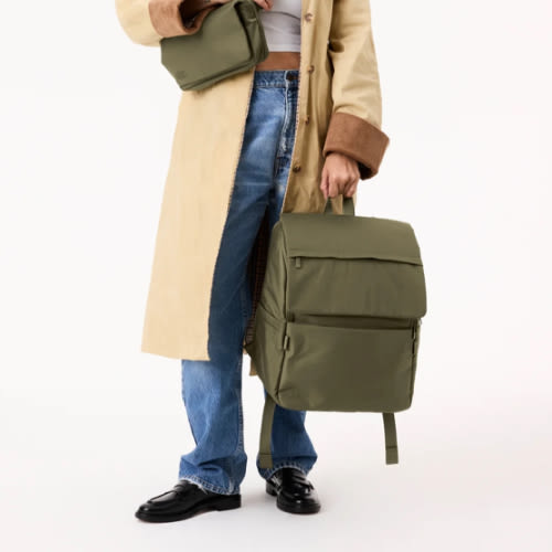 BÉIS 'The Ultimate Diaper Backpack' in Olive - Green Backpack Diaper Bag