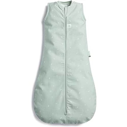 ergoPouch 1.0 Tog Jersey Sleeping Bag Organic Cotton – Organic Cotton Baby Sleeping Bag, Made of Soft & Breathable Material for Peaceful Night's Sleep (Sage, 3-12 months)