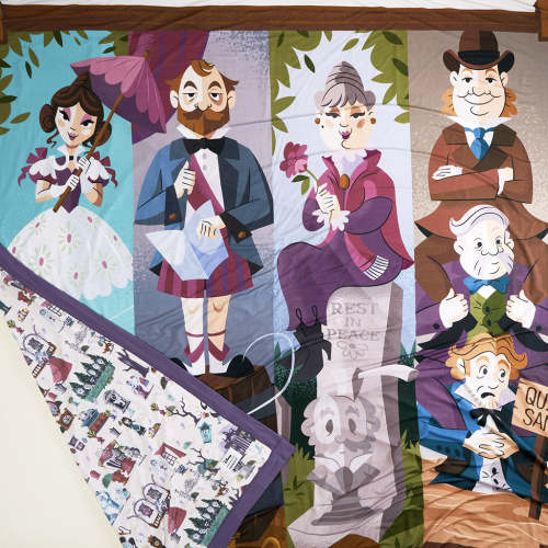 Disney The Haunted Mansion & Haunted Portraits Luxe Patoo® Blanket