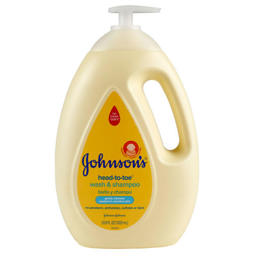 Johnson's Head-To-Toe Wash & Shampoo, 33.8 fl. oz. - Sam's Club