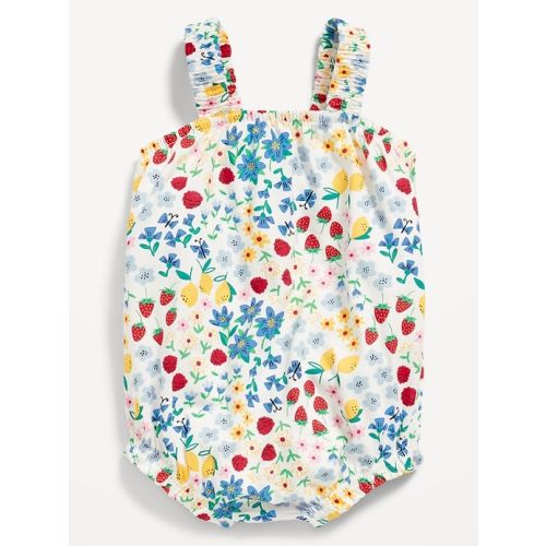 Printed Sleeveless One-Piece Romper for Baby