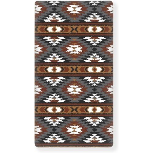 Southwest Baby Crib Sheets for Boys Girls Aztec Themed Fitted Crib Sheet for Standard Crib and Toddler Mattress Brown Baby Mattress Sheets Toddler Bed Sheet 52x28x8 in