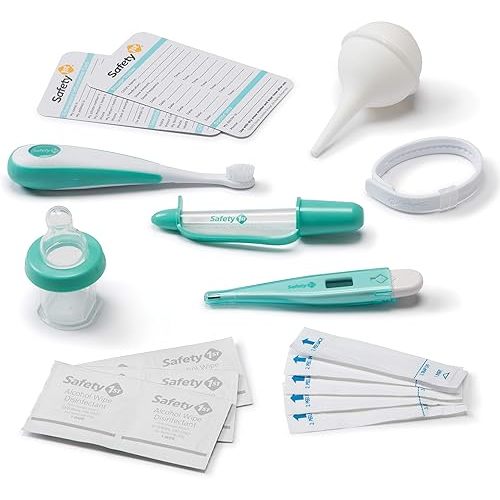 Safety 1st Nursery Care Health & Grooming Kit, Pyramids Aqua, One Size
