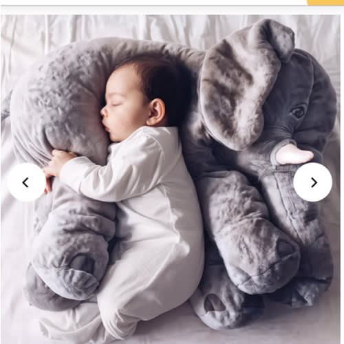 Elephant Cuddle Pillow