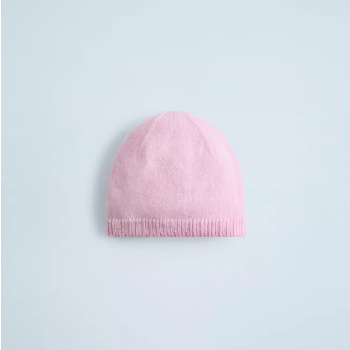 100% CASHMERE HAT - Pink | ZARA United States