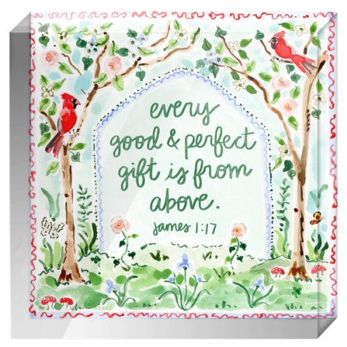 James 1:17 Angel Verse Block