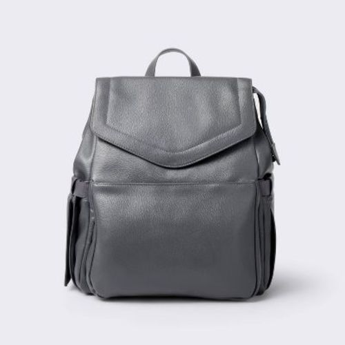 Flap Top Diaper Backpack - Gray - Cloud Island™