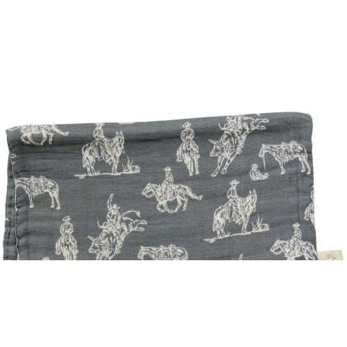 Wild West Muslin Burp Cloth