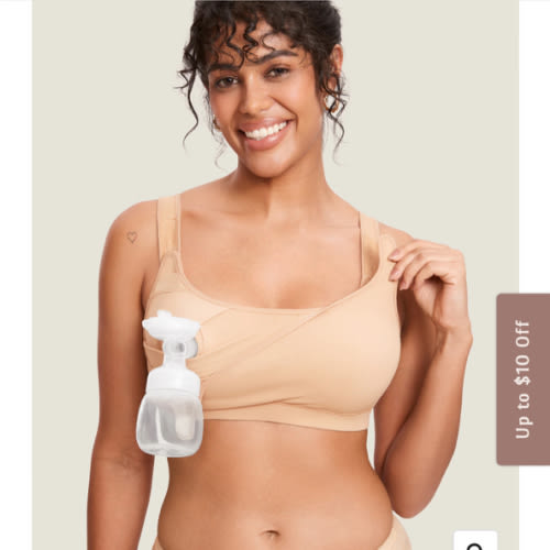 Natrelax® Velcro All-in-One Nursing & Pumping Bra
