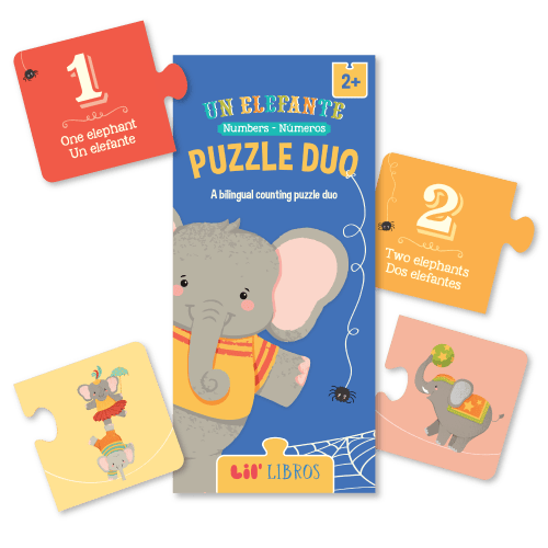 Un Elefante: Numbers / Números Puzzle Duo