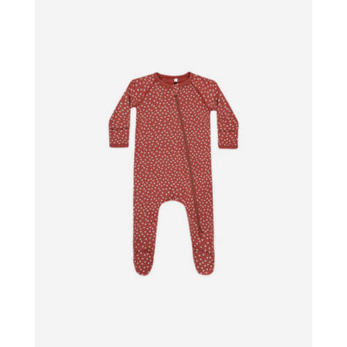 Bamboo Zip Footie || Tiny Hearts