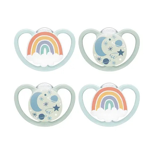 NUK Space™ Glow-in-The-Dark Orthodontic Pacifiers