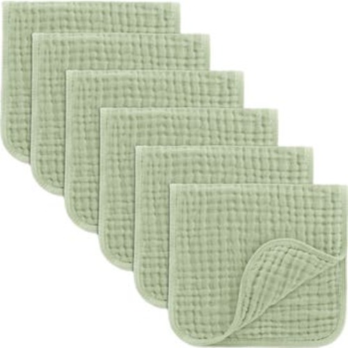 Muslin Burp Cloths - Pack of 6