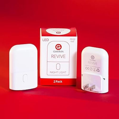 Revive - 670nm - Red Night Light (2 Pack) Sleep Therapy by Gamma - Melatonin Promoting Natural Sleep Aid