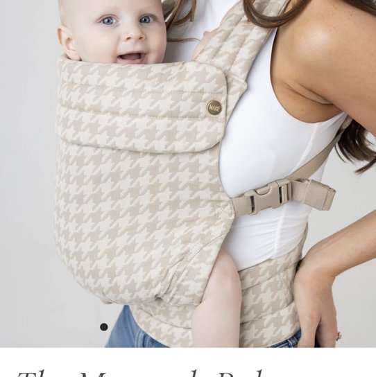 The Monarch Baby Carrier - Houndstooth – Mabē