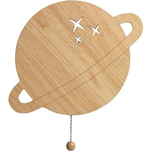 Lambs & Ivy Sky Rocket LED Light Up Saturn/Planet Wall Decor/Wall Hanging