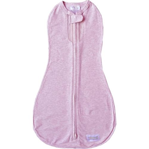 Woombie Air Nursery Swaddling Blanket - for Babies Up to 6 Months - Vented (Pink Posey, 14-19 lbs)