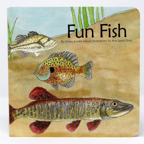 Fun Fish: Children's Book, Board Book, Baby Book, Fish Book, Smile Outside