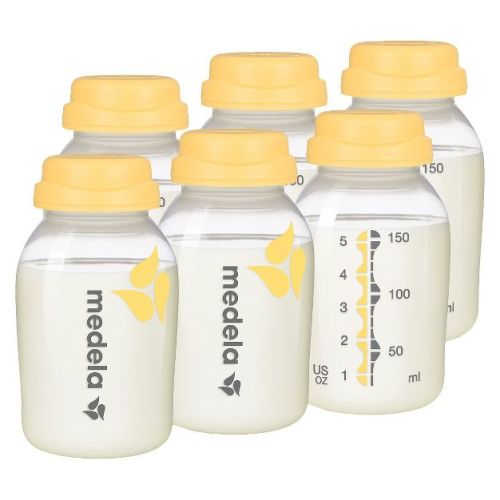 Medela Breast Milk Collection and Storage Bottles with Solid Lids - 6pk/5oz