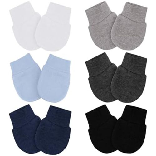 Baby Mittens No Scratch Mittens Infant Soft Gloves Mittens for 0-6 Months Boys Girls