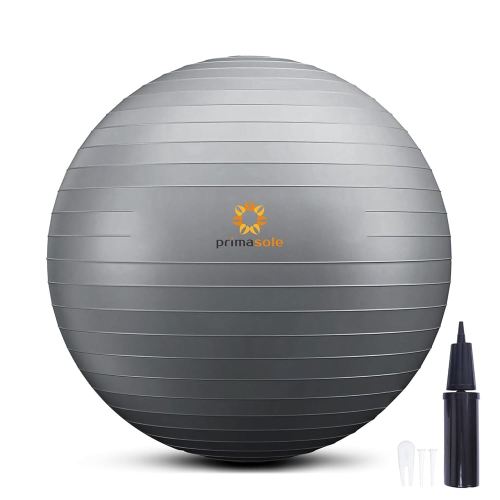 Exercise Ball for Balance Stability Fitness Workout Yoga Pilates at Home Office & Gym Birthing Ball for Pregnancy, Office Ball Chair