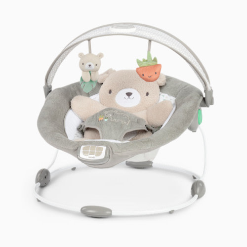 InLighten Baby Bouncer Seat with Light Up Toy Bar - Nate