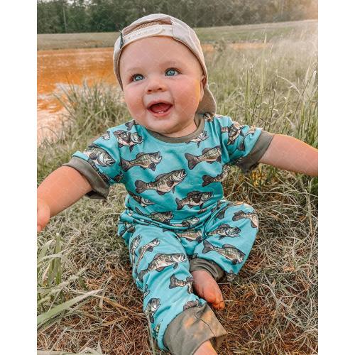 Baby Hunting fish Romper