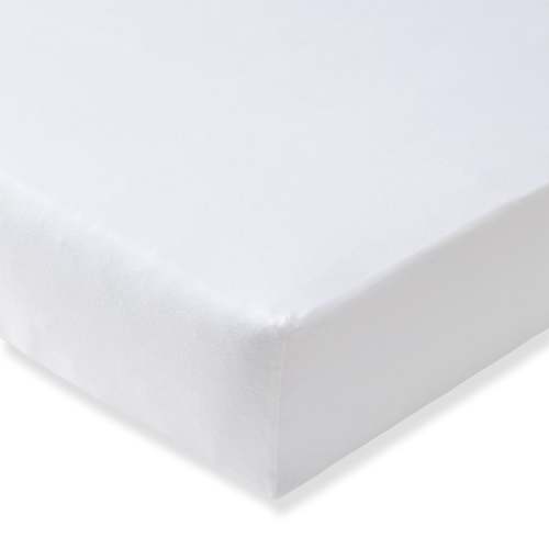 Solid Organic Cotton BEESNUG® Fitted Crib Sheet - Cloud
