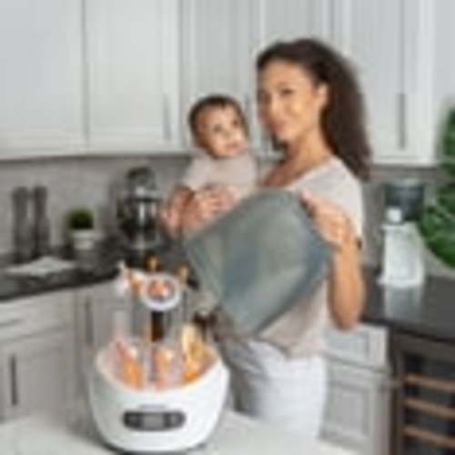 Baby Brezza 4-in-1 Bottle Sterilizer and Dryer, Electric Steam Sterilization for Newborn Feeding Accessories