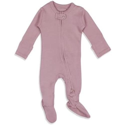 L'ovedbaby Unisex Baby Organic 2-way Zipper Footie