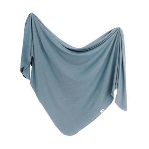 Copper Pearl Knit Swaddle Blanket - Atlantic