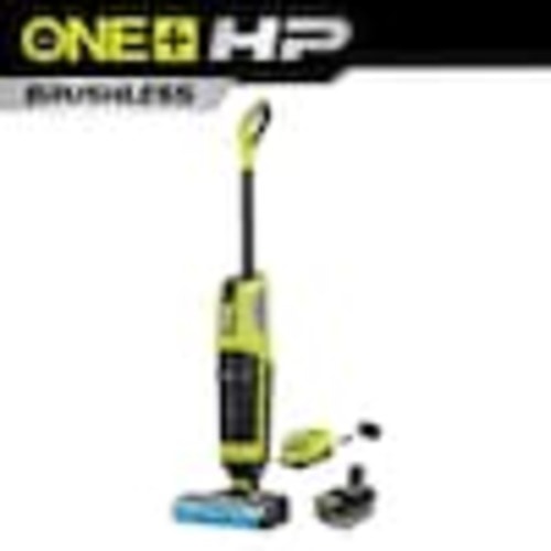 RYOBI ONE+ HP 18V Cordless SWIFTClean Wet/Dry Stick Mop and Vacuum Kit with 4.0 Ah Battery and Charger PBLSV747K