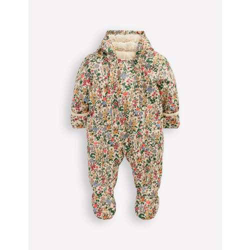 Girls Snowsuit-Multi Flower Meadow