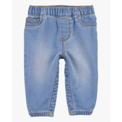 Baby Pull-On Jeans With Snap Leg Closures - Blue - OshKosh | Carter's