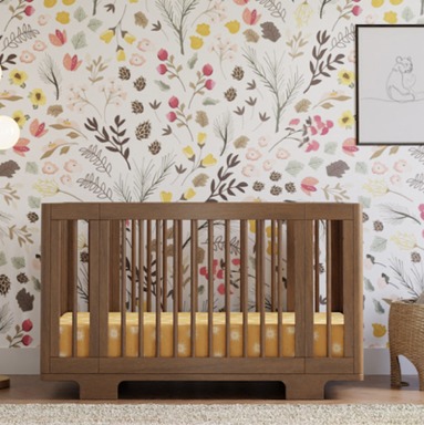 babyletto Yuzu 8-in-1 Convertible Crib with All-Stages Conversion Kits - Natural
