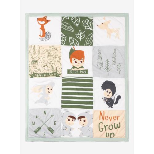 Disney Peter Pan Lost Boys Quilted Baby Blanket - BoxLunch Exclusive
