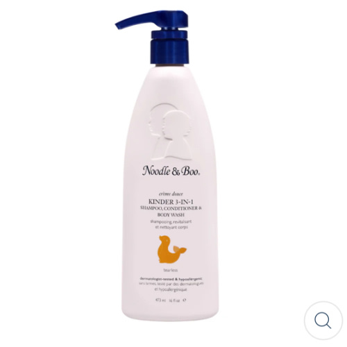 Kinder 3-In-1 Shampoo, Conditioner & Body Wash – Noodle & Boo