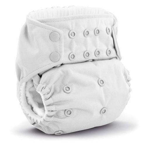 Kanga Care Rumparooz G3 Stay Dry Cloth Diaper Reusable One Size Pocket Diaper Patented Inner Double Gusset 2 pcs Microfiber Insert Soaker (6-55+ lbs) - Fluff